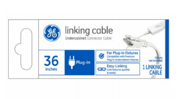 GE 93129108 Linking Cable, White, 36 Inch