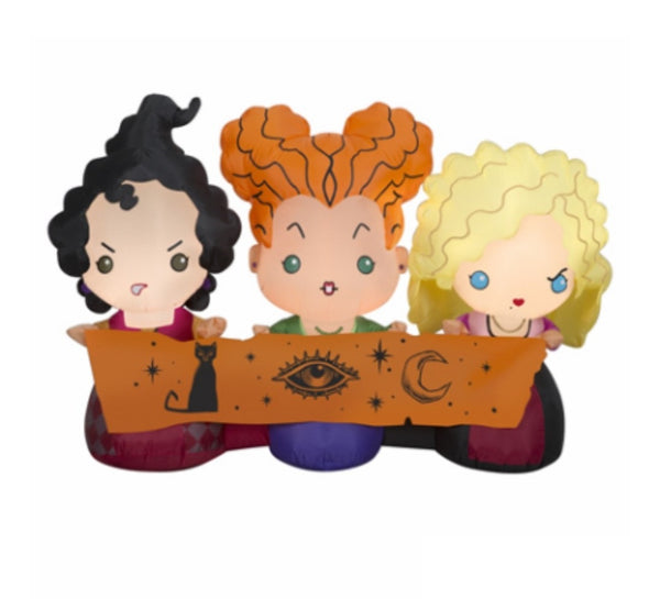 Gemmy 220556 Inflatable Hocus Pocus Sanderson Sisters Lighted Halloween Decoration