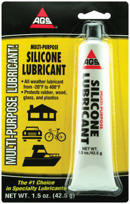 Ags® SG-2H Sil-Glyde® Multi-Purpose Silicone Lubricant, 1.5 Oz, Opaque