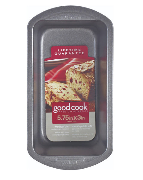 Good Cook 04024 Non-stick Loaf Baking Pan, 5.75 Inch X 3 Inch
