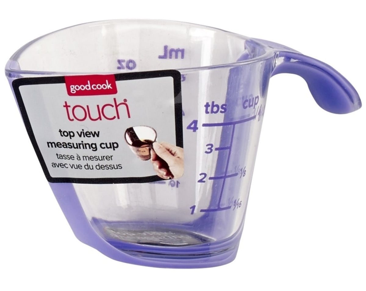 Good Cook 20344 Measuring Cup, 1/4 Cup, Assorted Colors