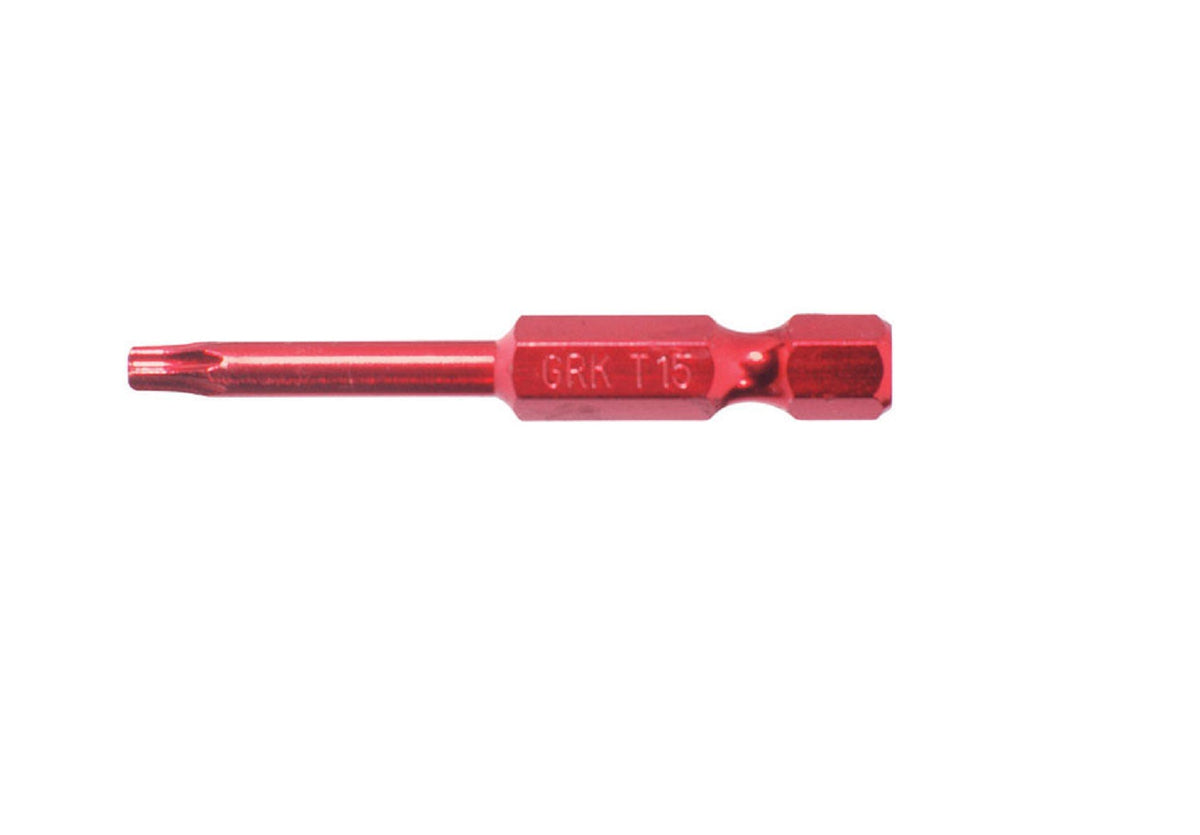 GRK Fasteners 187427 Star Power Bit, 2", Red, 2 piece