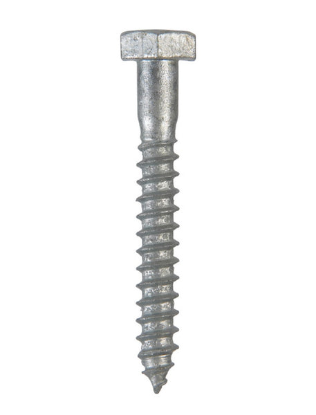 Hillman 812009 Hex Head Lag Bolt 1/4 X 2", 100 Pack