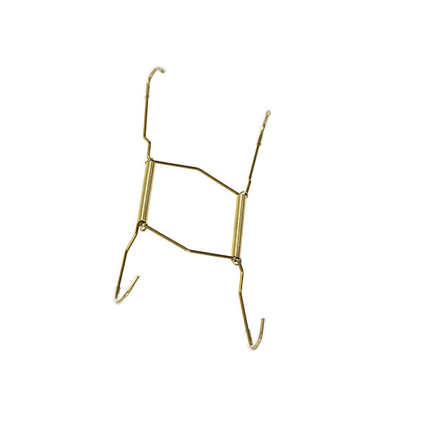 Hillman Fasteners 122056 Plate Hanger, Metal, Brass-Plated