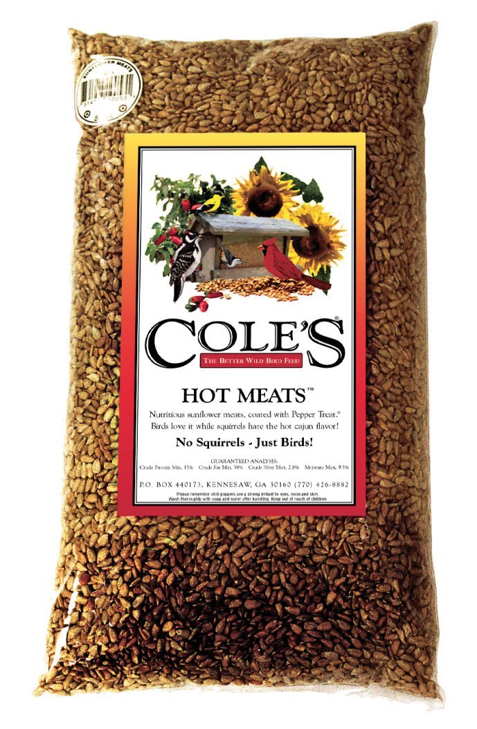 Cole's HM20 Hot Meats Sunflower Meats Wild Bird Food, 20 lb