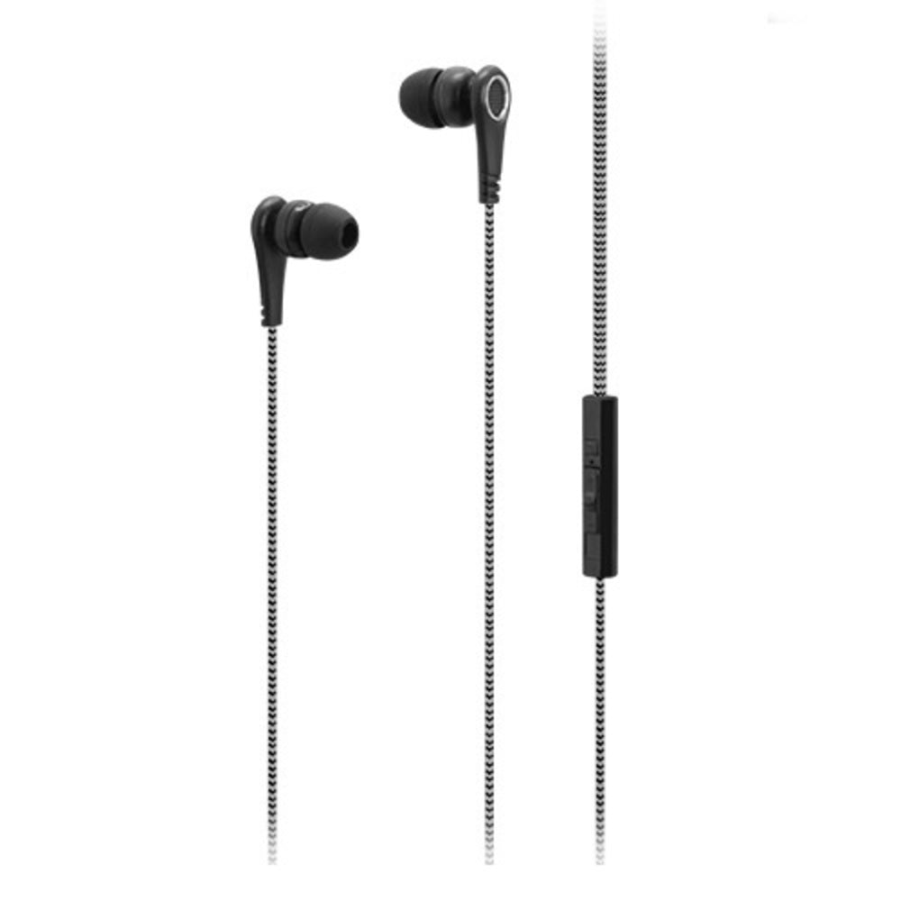 iLive IAEV17B Stereo Earbuds With Mic, Black