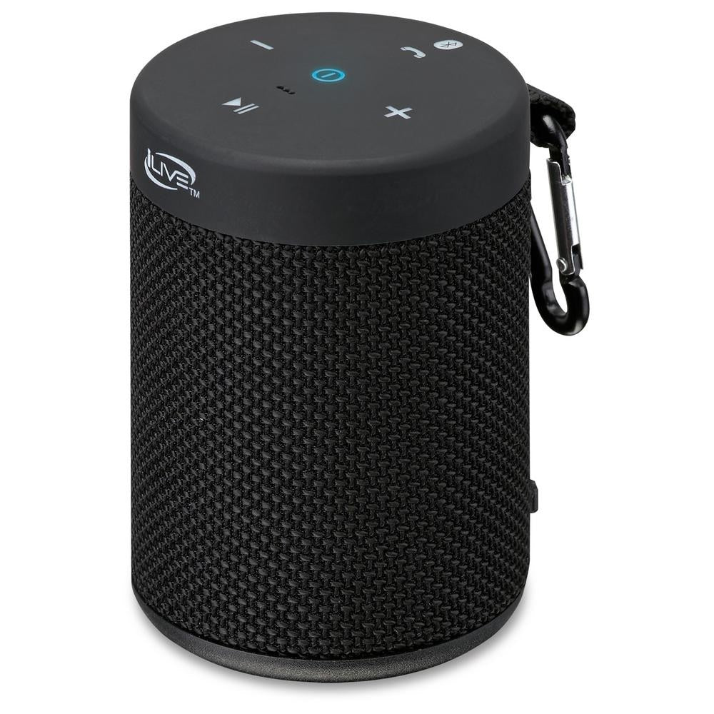 iLive ISBW108B IPX5 Waterproof Bluetooth Speaker, Black