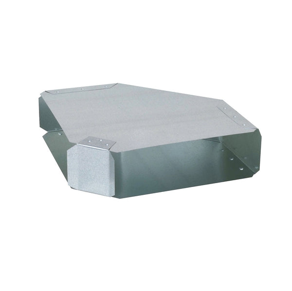 Imperial GV0092-C Galvanized Wall Stack Elbow, 90 Degree, 3-1/4" x 10"