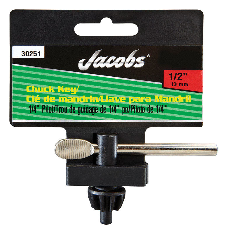 Jacobs 30251 Chuck Key, 1/2 inch X 1/4 inch