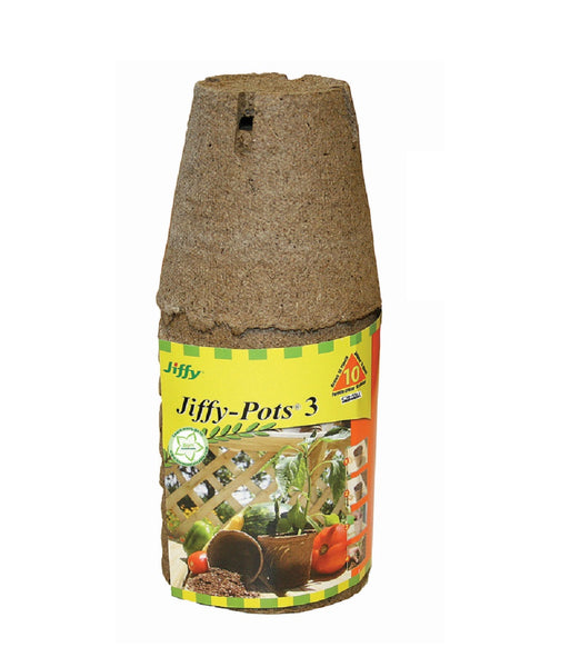 Jiffy Products JP310 Seed Starting Peat Pot, 3 inch