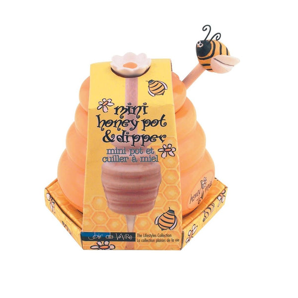 Joie MSC 80151PRO Mini Honey Pot & Dipper, Yellow