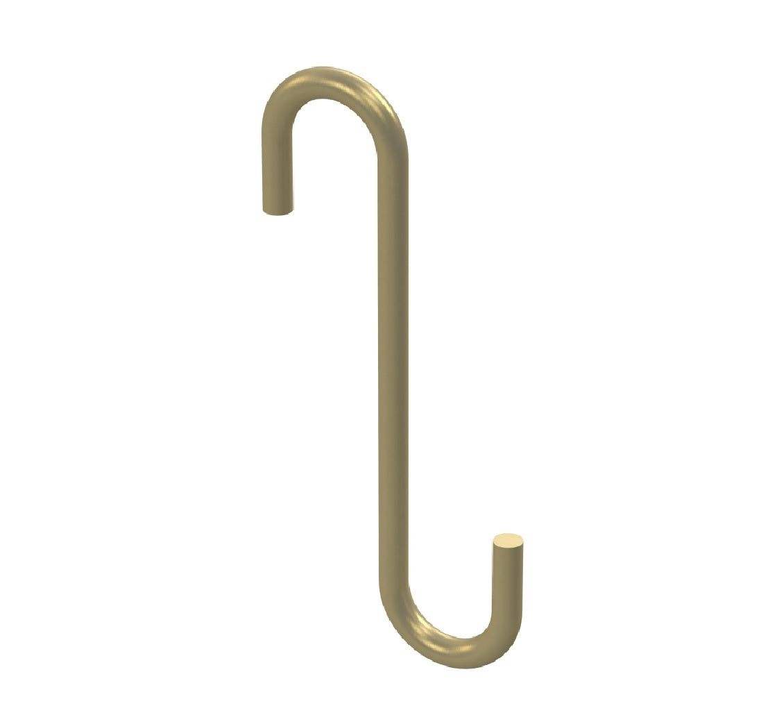 National Hardware N275-515 Modern S Hook Small, Brushed Gold