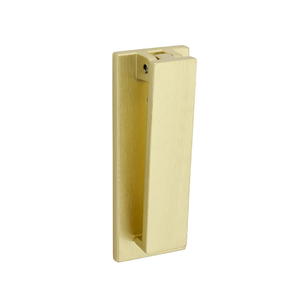 National Hardware N336-705 Reed Door Knocker, Brushed Gold