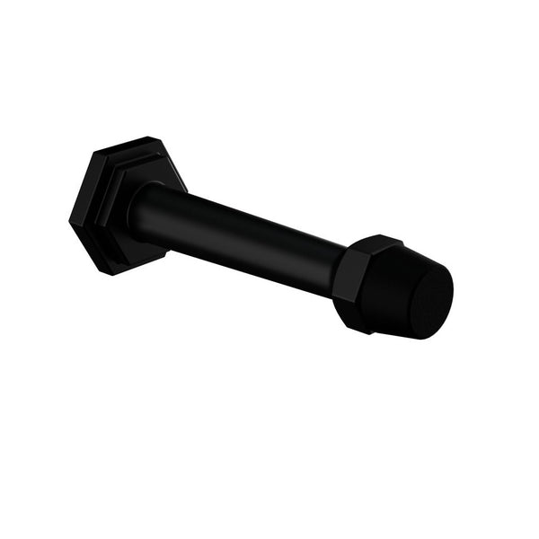 National Hardware N830-530 Powell Door Stop, Matte Black