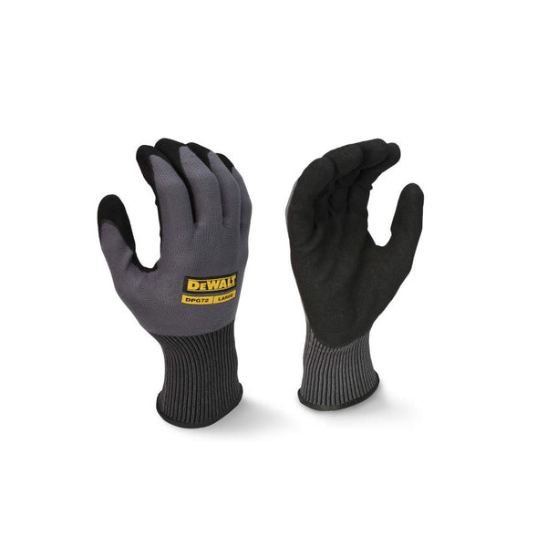 DeWalt DPG72TL Flexible Durable Grip Work Glove, Large, Black