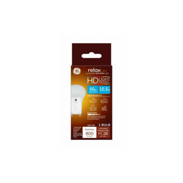 GE 46183 Relax HD LED Bulb, 10.5 Watt