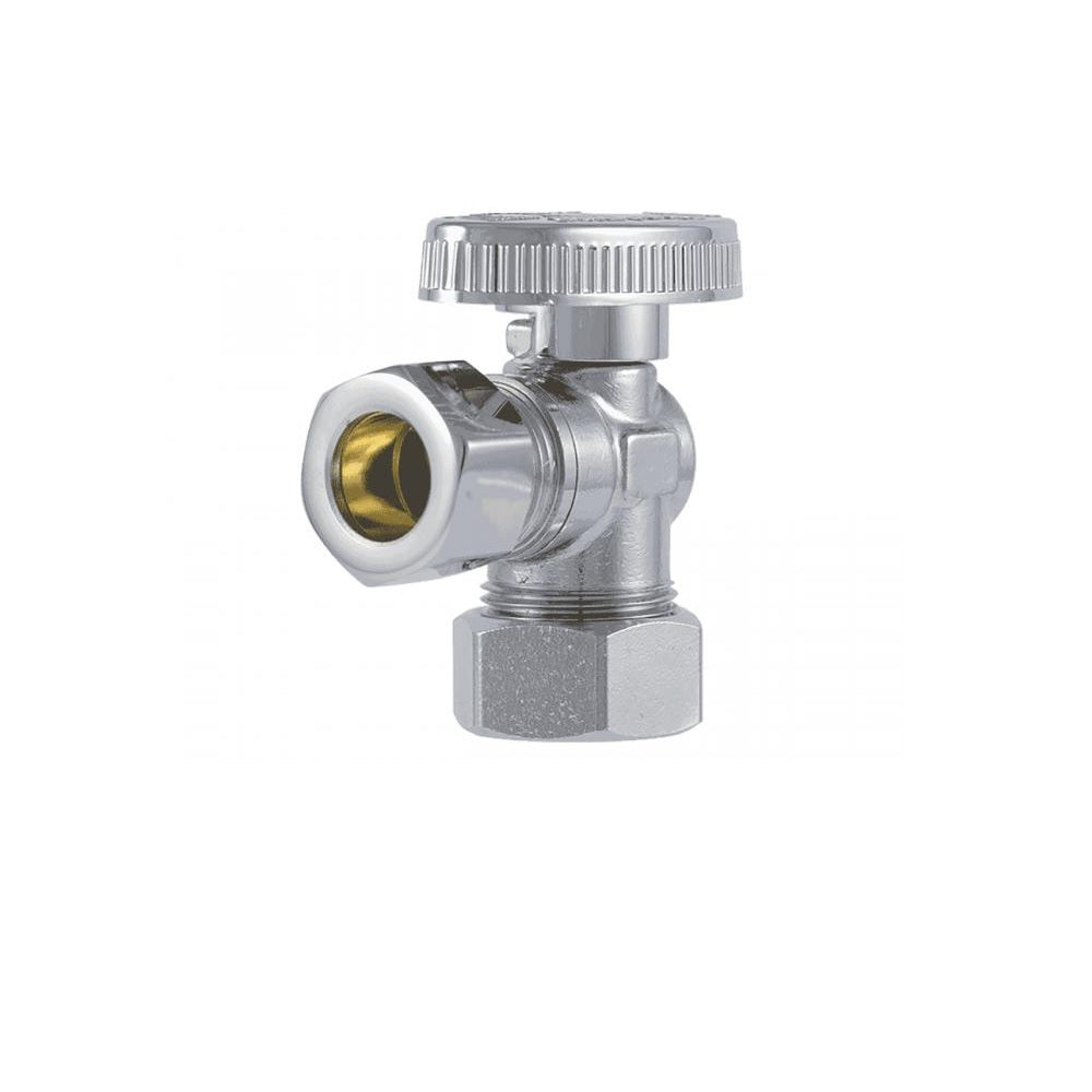 SharkBite COMPA1212Z Compression Ball Angle Valve, 1/2-inch, Brass