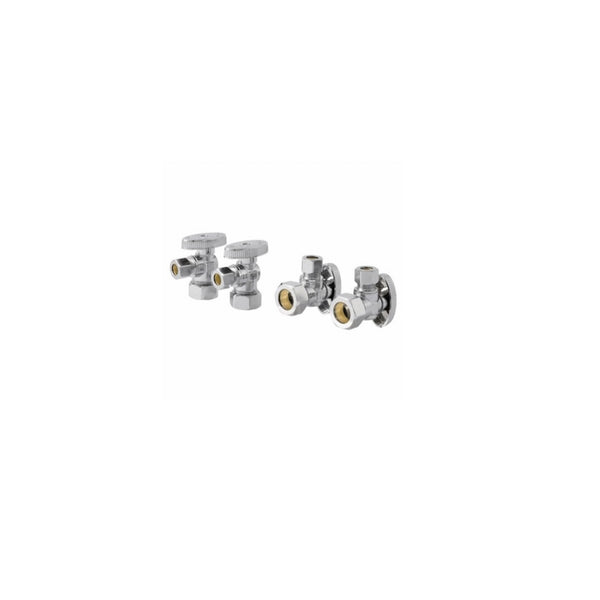 SharkBite COMPA1238Z Quarter Turn Angle Valve, 1/2-inch, Brass