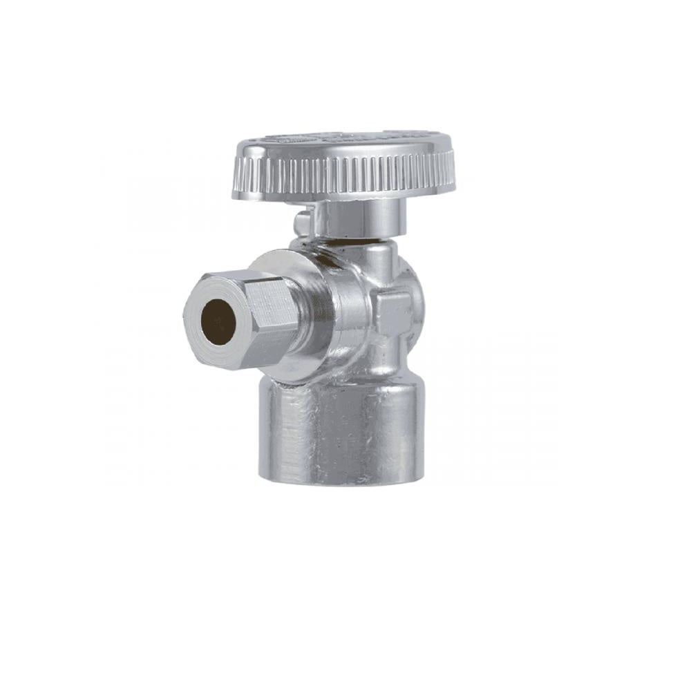 SharkBite FIPA1214Z Iron Pipe Angle Stop valve, 1/2 x 1/4 Inch, Brass