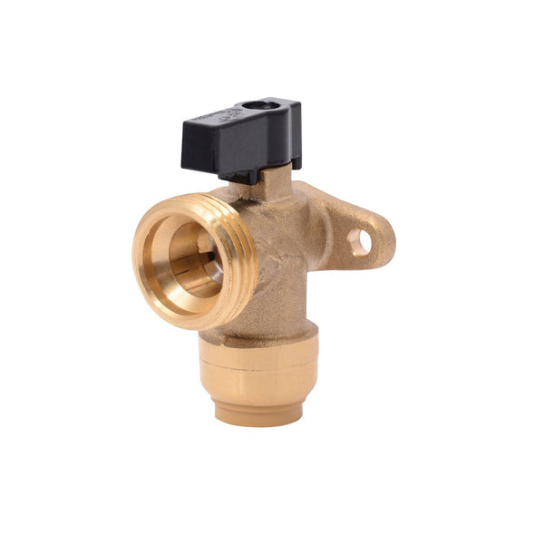 Sharkbite 25560LF Washing Machine Angle Valve, 1/2 x 3/4 Inch, Brass