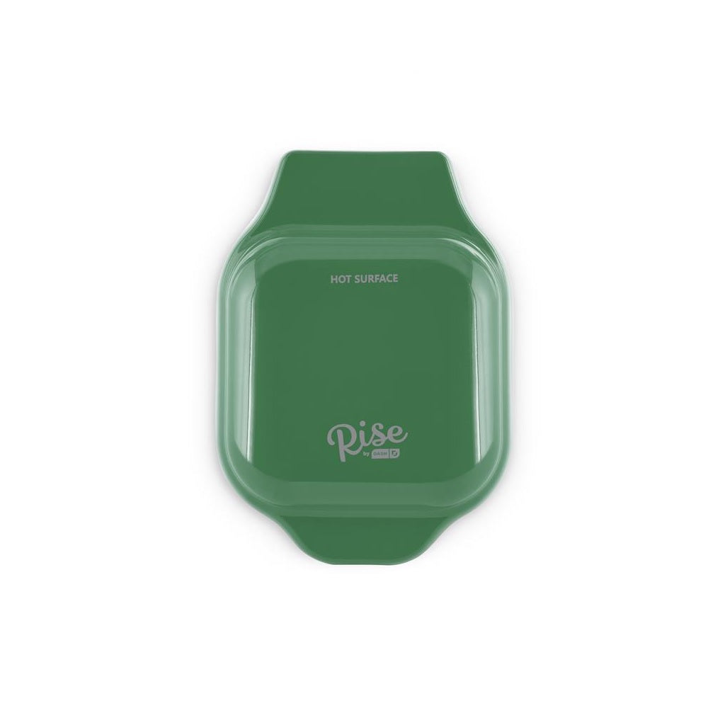 Rise by Dash RMWG001GBEG06 Gingerbread Mini Waffle Maker, Green