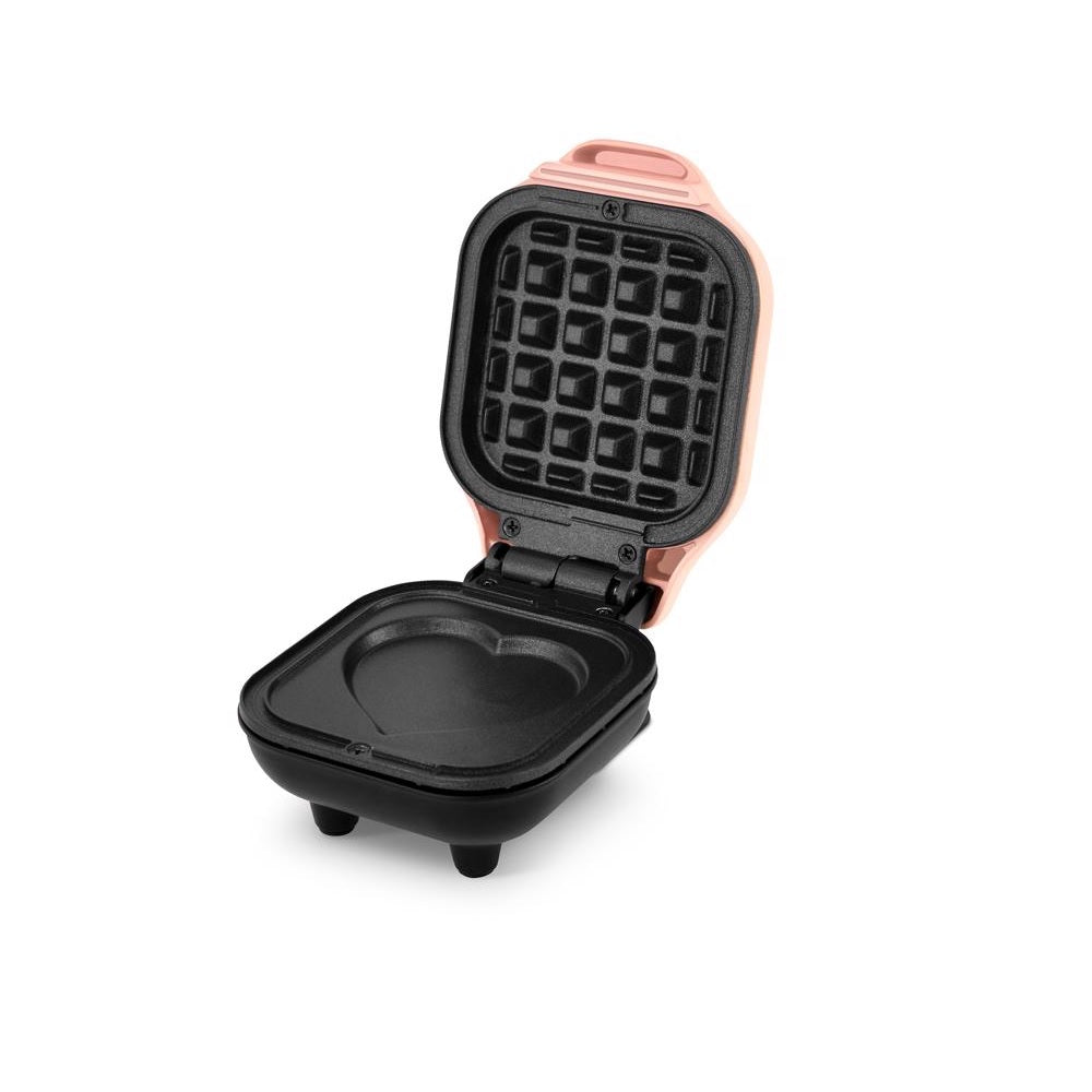 Rise by Dash RMWH001GBRS06 Mini Heart Waffle Maker, Pink