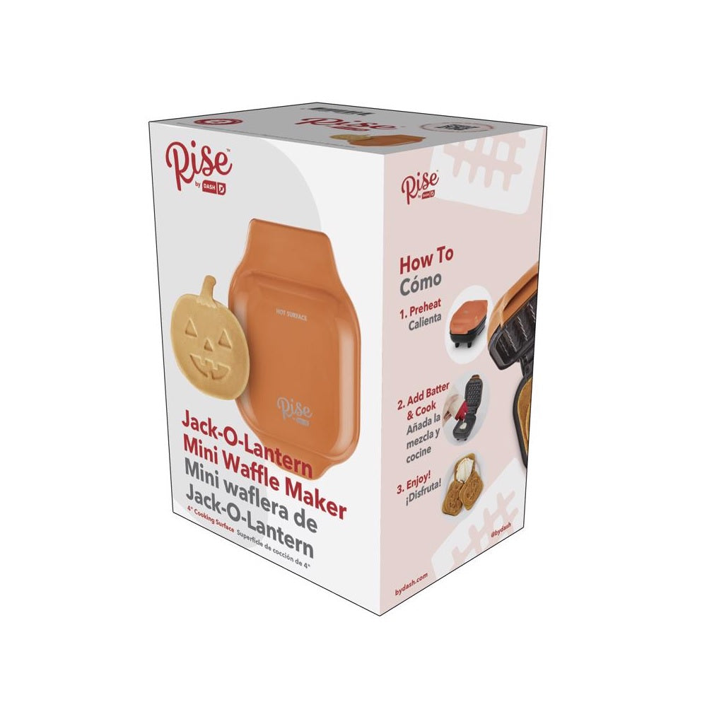 Rise by Dash RMWP001GBOP06 Mini Waffle Maker, Orange