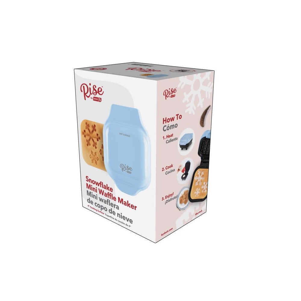 Rise by Dash 4 In. Light Blue Mini Waffle Maker - Power Townsend Company
