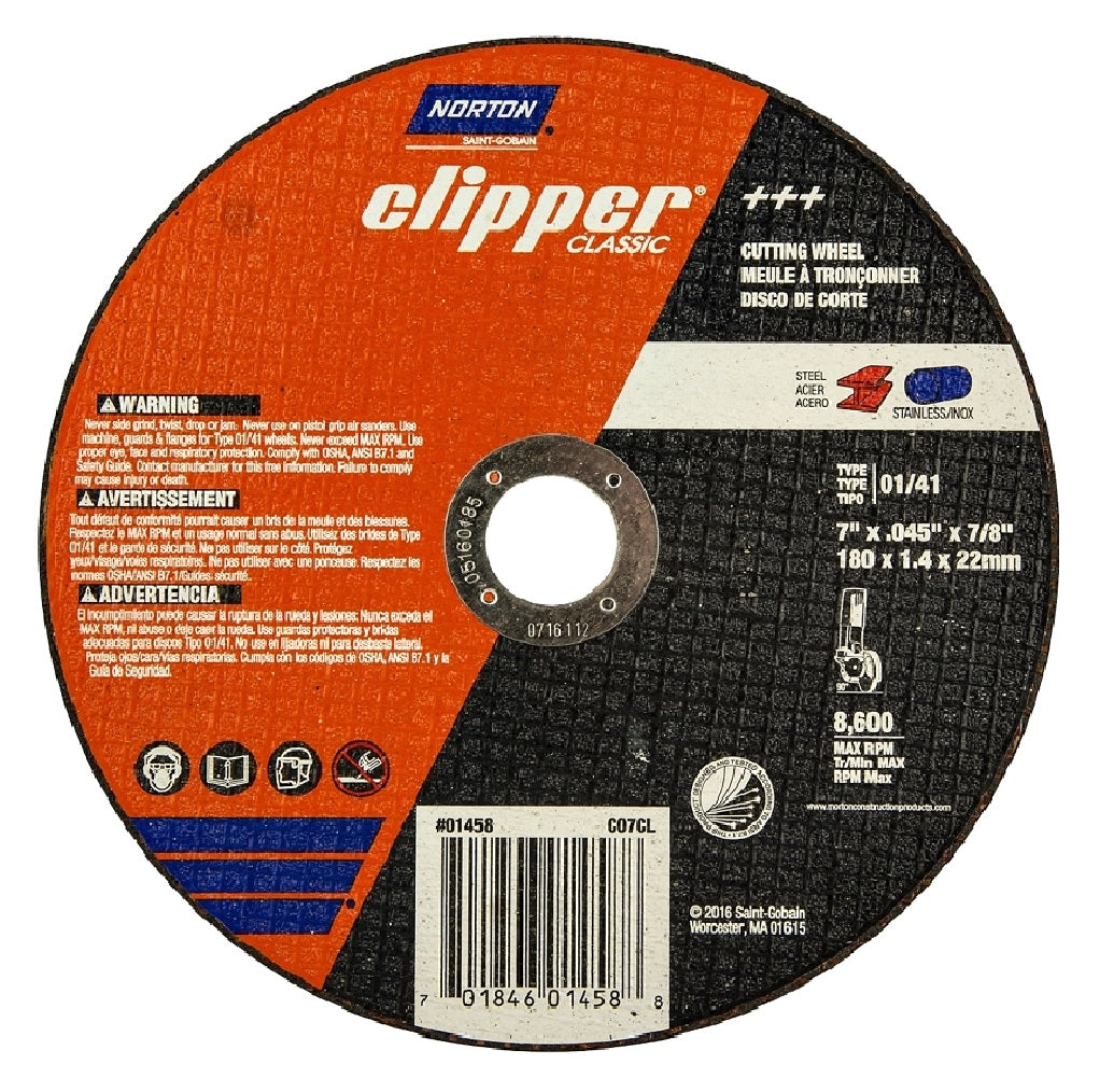 Norton 70184601458 Clipper Classic Cut-off Wheel