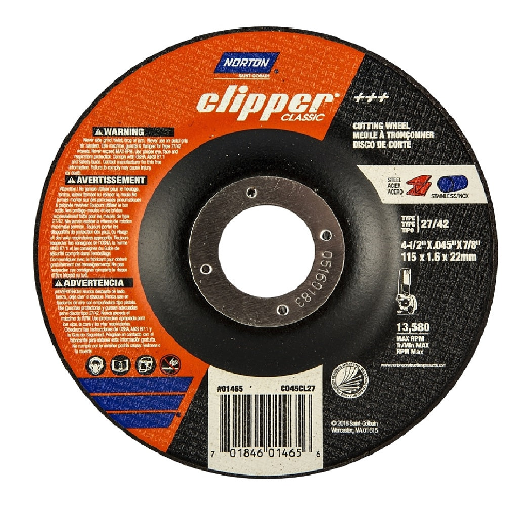 Norton 70184601465 Clipper Classic Cut-Off Wheel