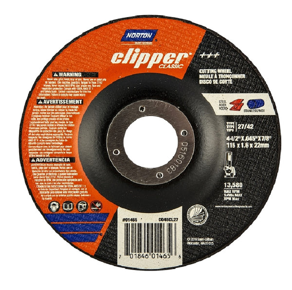 Norton 70184601465 Clipper Classic Cut-Off Wheel