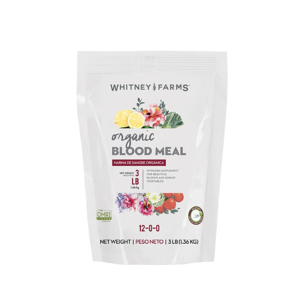 Whitney Farms 3401006 Organic Blood Meal, 3 lb