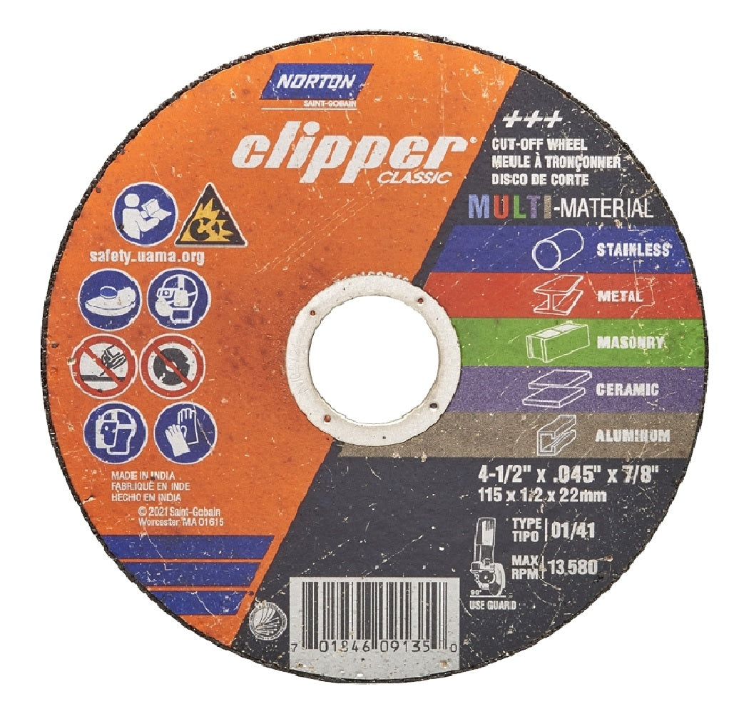 Norton 70184609135 Clipper Classic Cut-off Wheel
