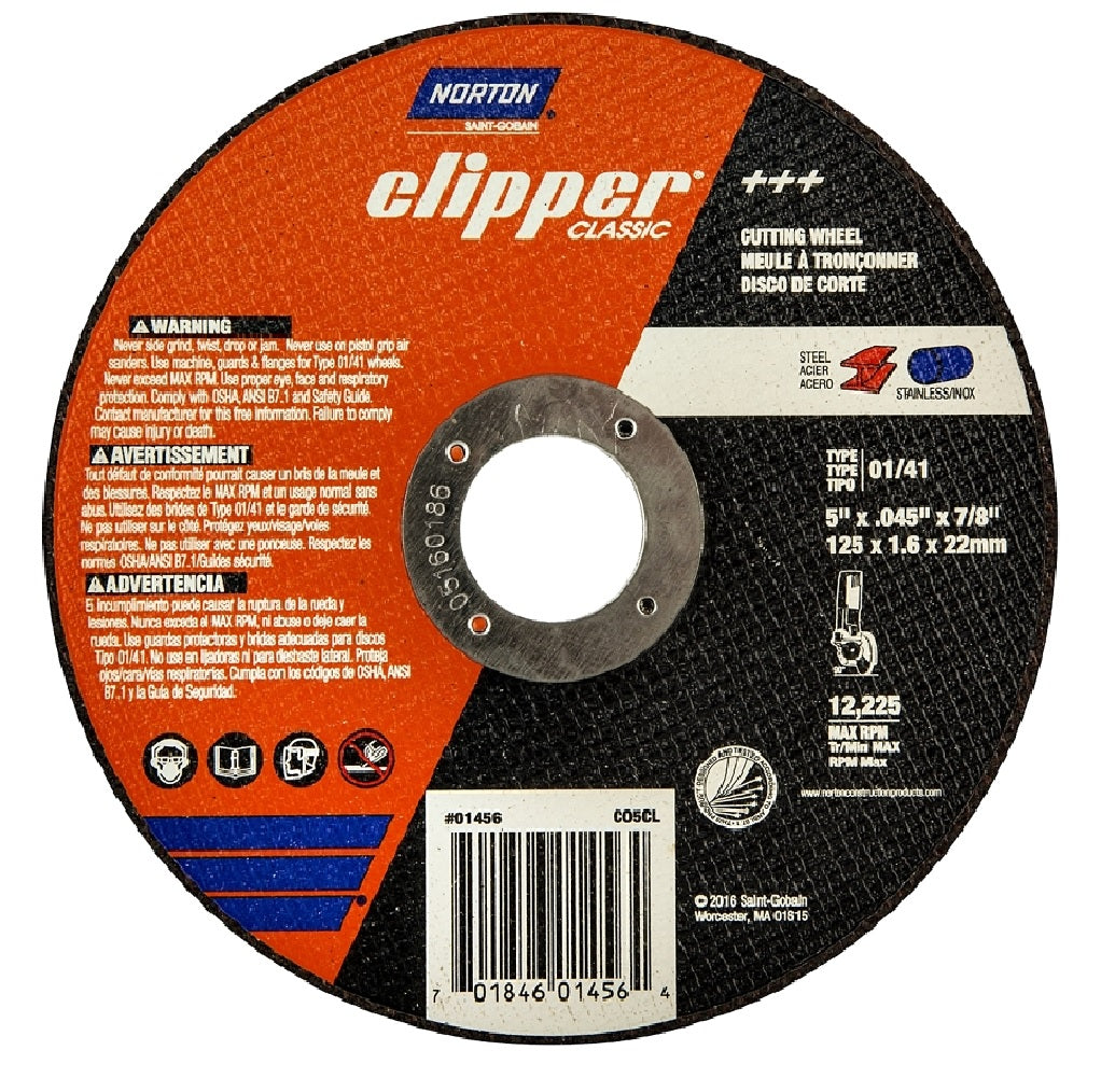 Norton 70184601456 Clipper Classic Cut-Off Wheel