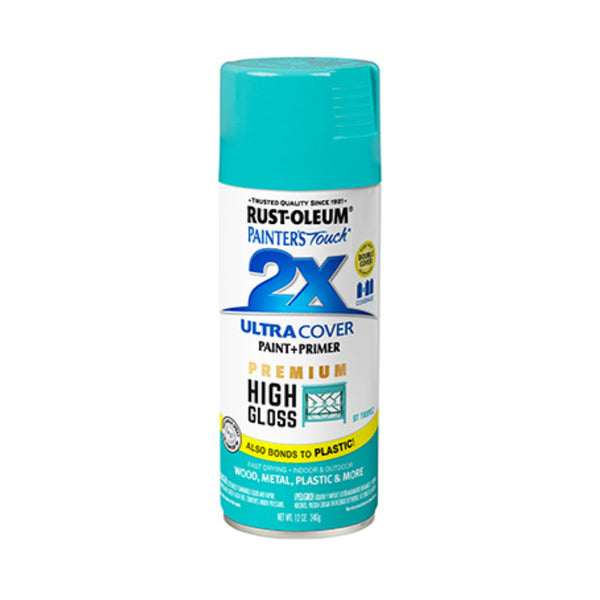 Rust-Oluem 331175 Painters Touch 2X Premium High Gloss Spray Paint, 12 Oz