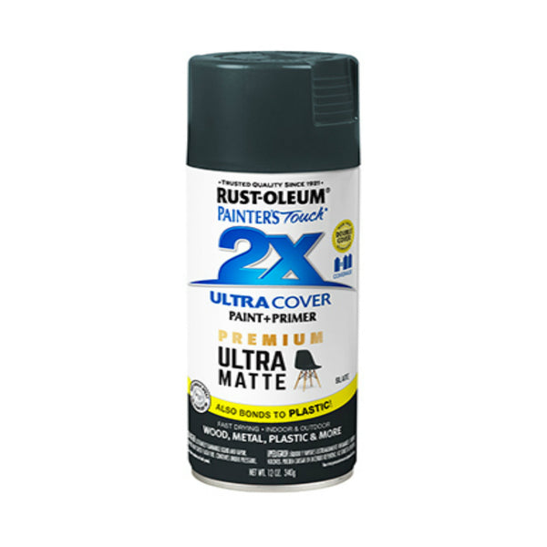 Rust-Oleum 331187 Painters Touch 2X Premium Ultra Matte Spray Paint, 12 Oz
