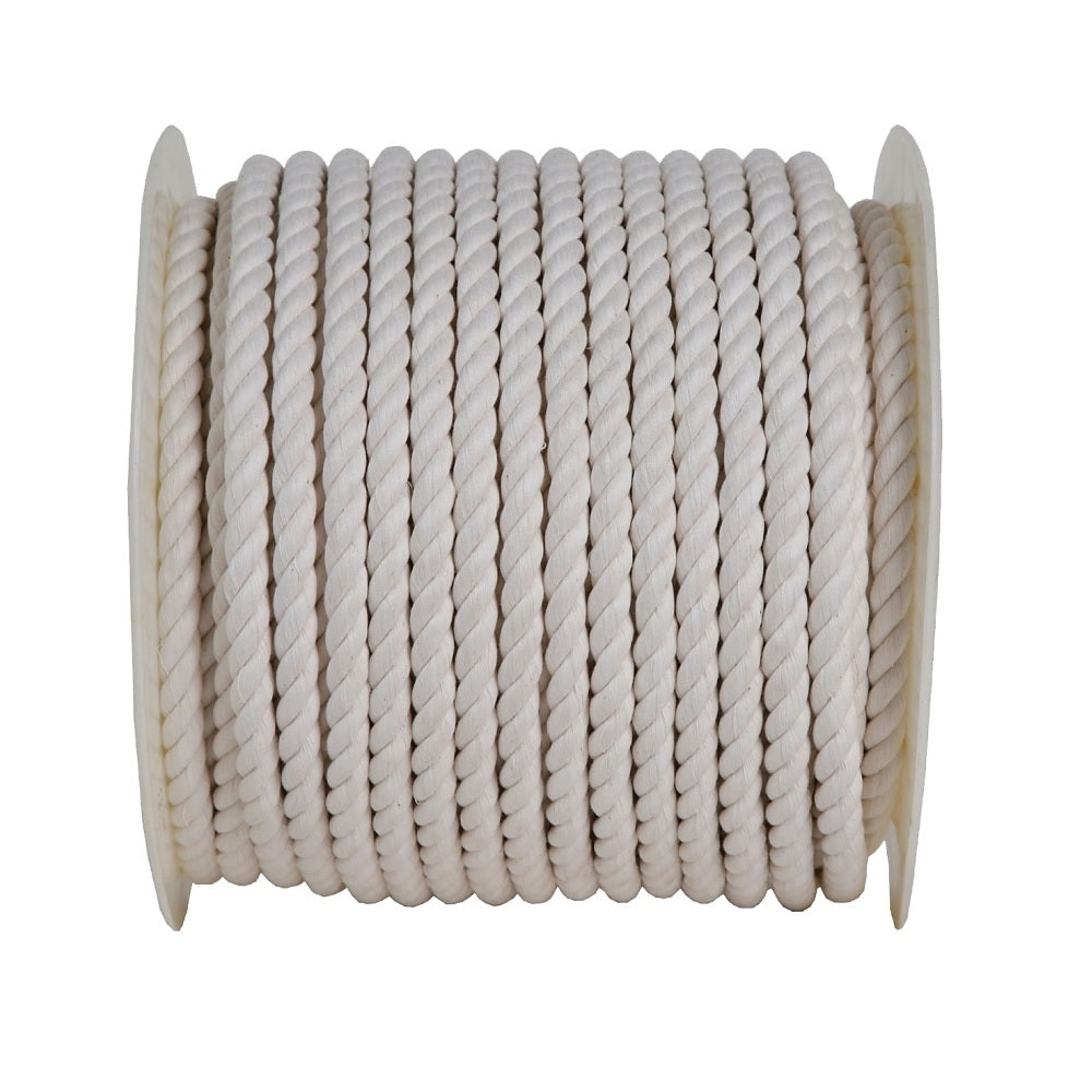 Koch 5321645 Twisted Cotton Rope, Natural, 200 feet
