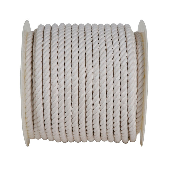 Koch 5321645 Twisted Cotton Rope, Natural, 200 feet