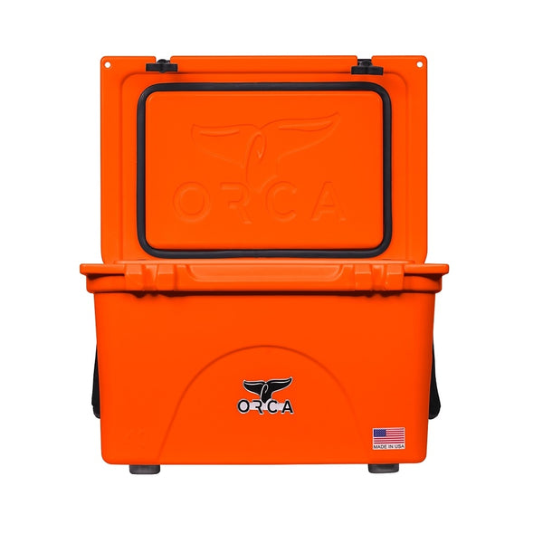 ORCA ORCBZO040 Charcoal Cooler, Blaze Orange, 40 Quart