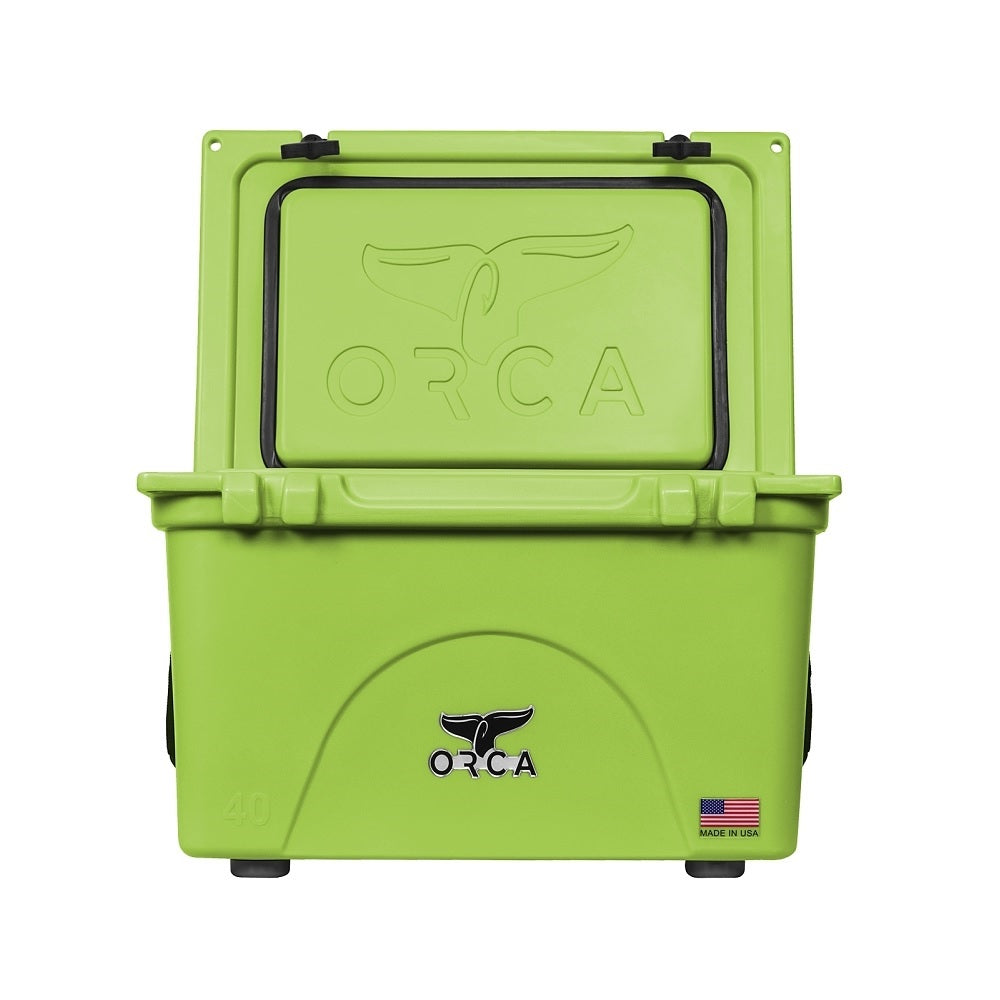 ORCA ORCL040 Charcoal Cooler, Lime, 40 Quart