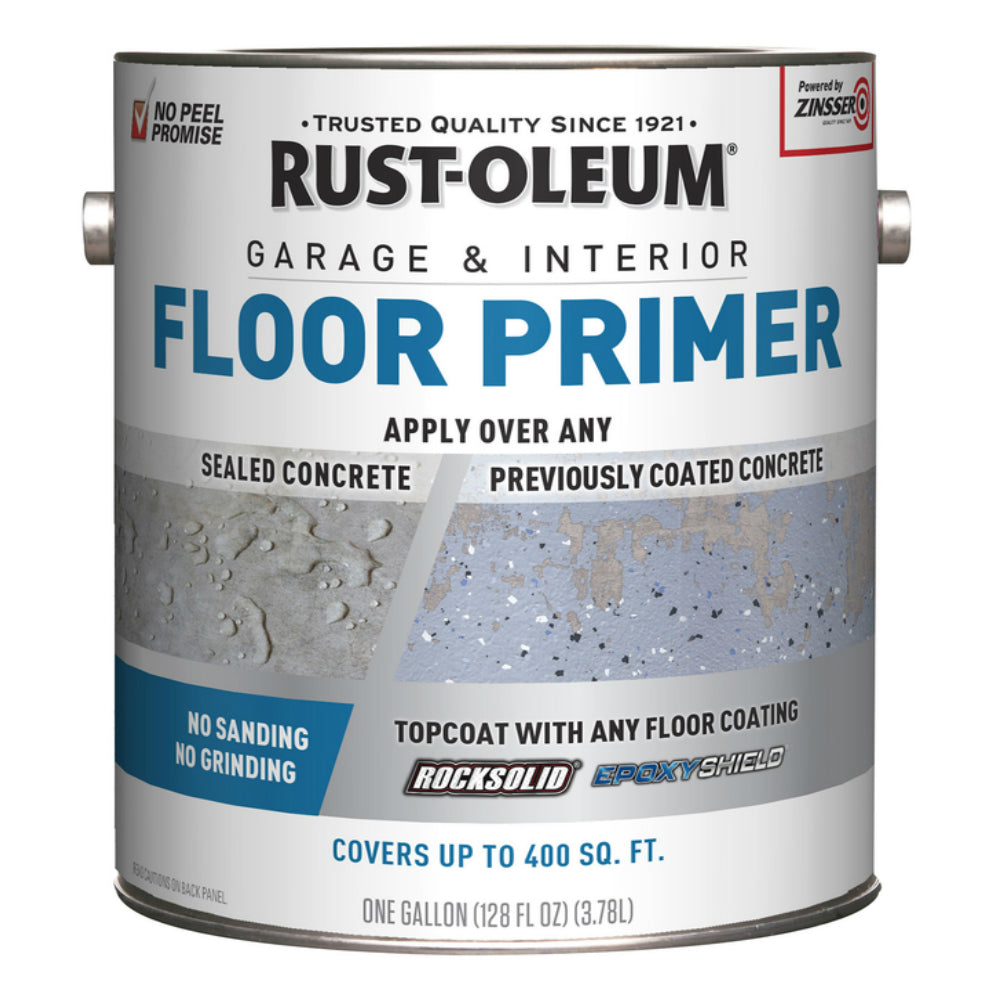 Rust-Oleum 338806 Garage and Interior Water-Based Primer, Gray, 1 Gallon