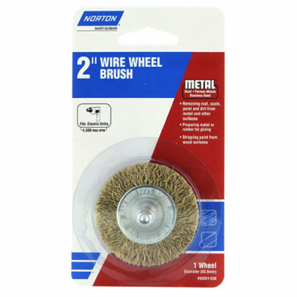 Norton 50591-038 Wire Wheel Coarse, 2 Inch