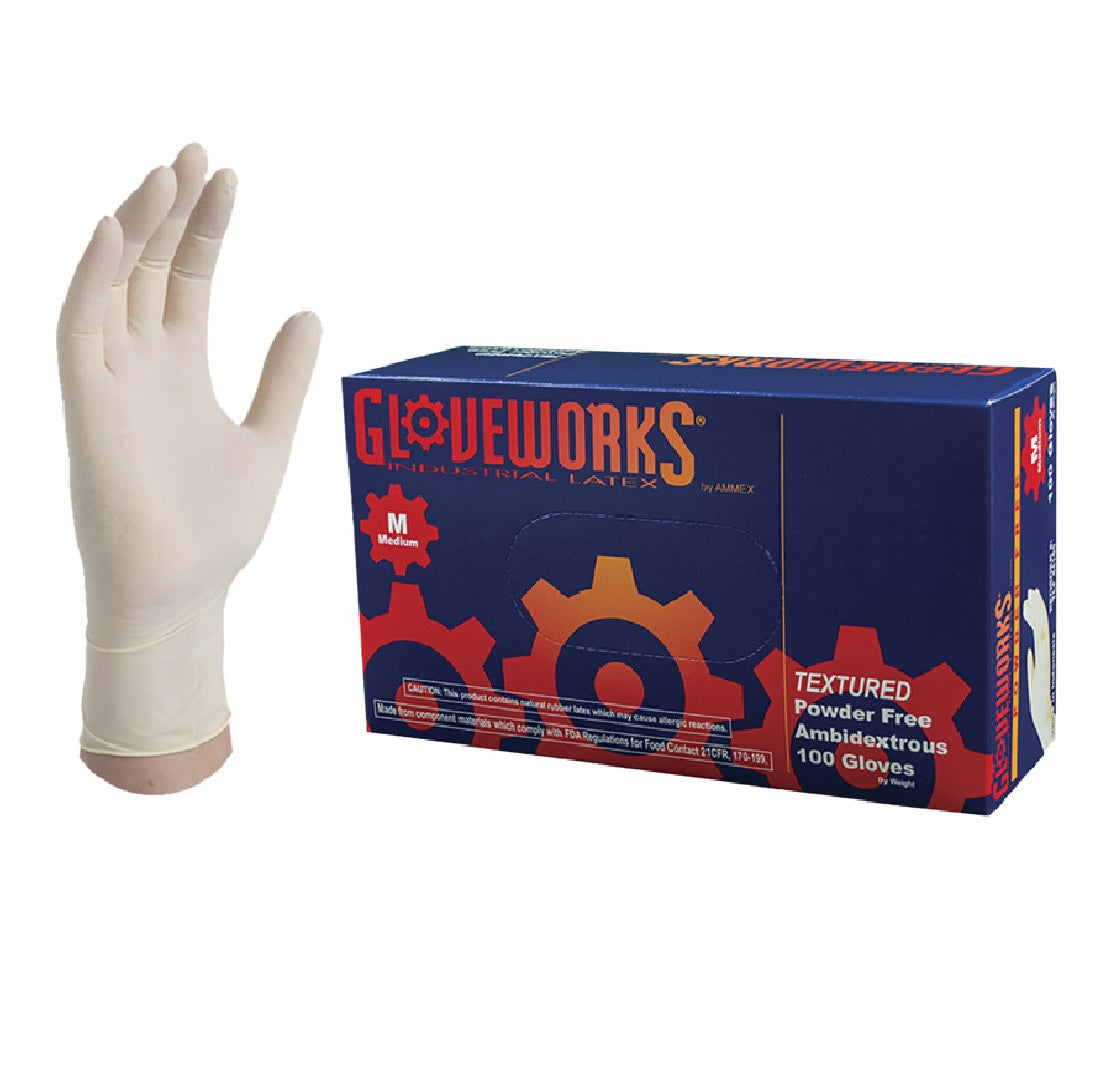 Gloveworks TLF46100 Latex-Free Industrial Gloves, Large