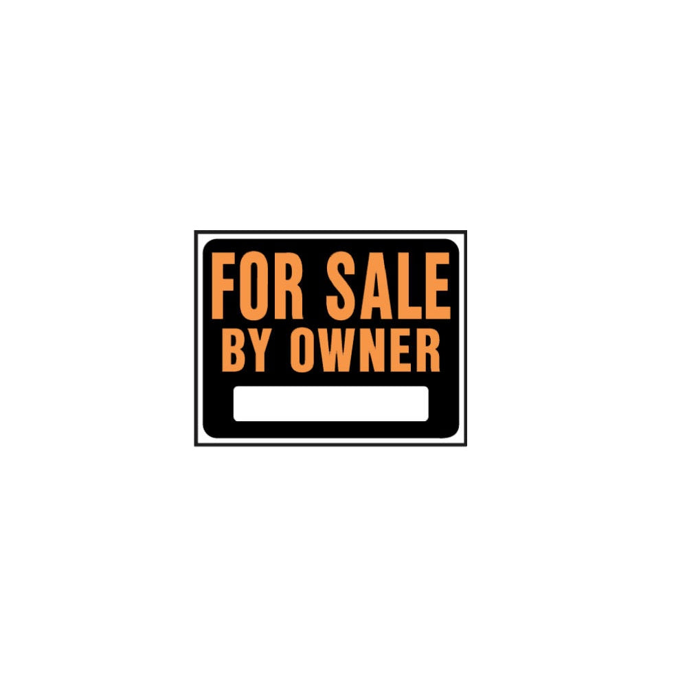 Hillman 840030 English Sale By Owner sign, 15 Inch x 19 Inch