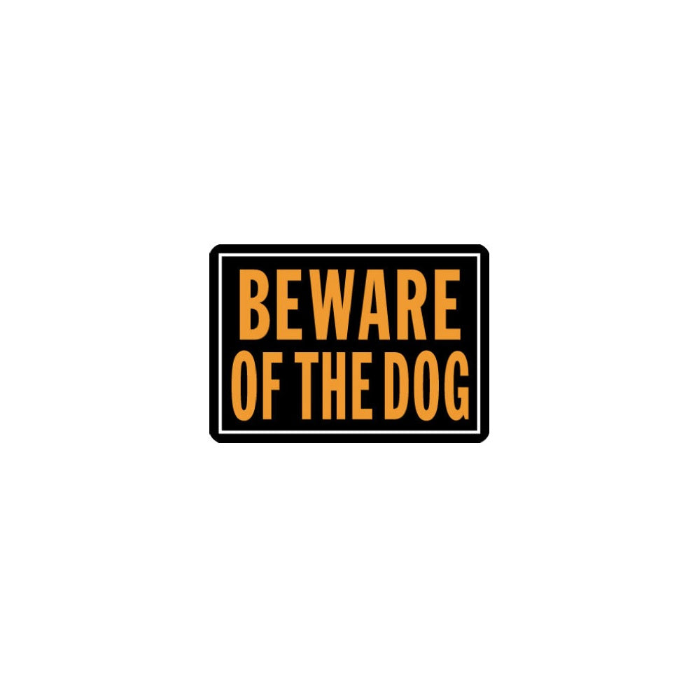 Hillman 840143 Beware Of The Dog Sign, 10 Inch x 14 Inch