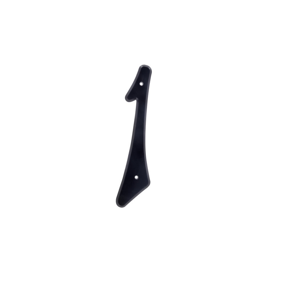 Hillman 839752 Plastic House Number 1, 4 Inch, Black
