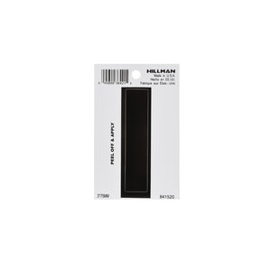 Hillman 841520 Vinyl Self-Adhesive Letter I, 3 Inch, Black