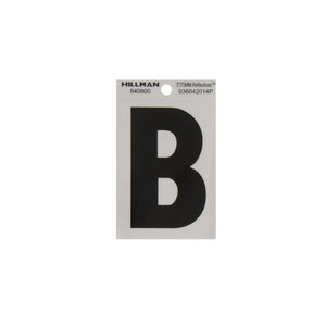 Hillman 840800 Reflective Adhesive House Letter B, 3 Inch