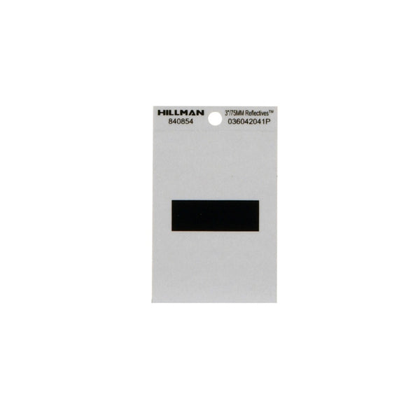 Hillman 840854 Reflective Adhesive Vinyl Hyphen, 3 Inch