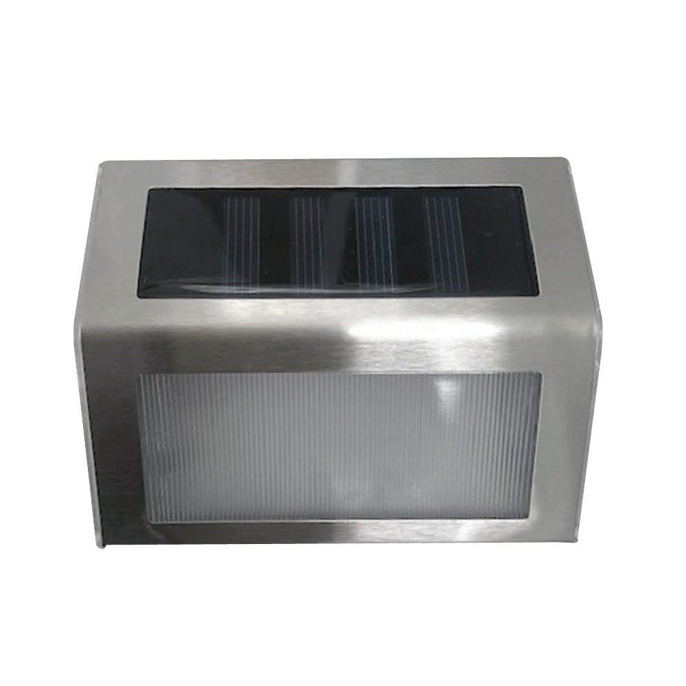 Boston Harbor 26527 Solar Step Light, Wedge, Stainless Steel